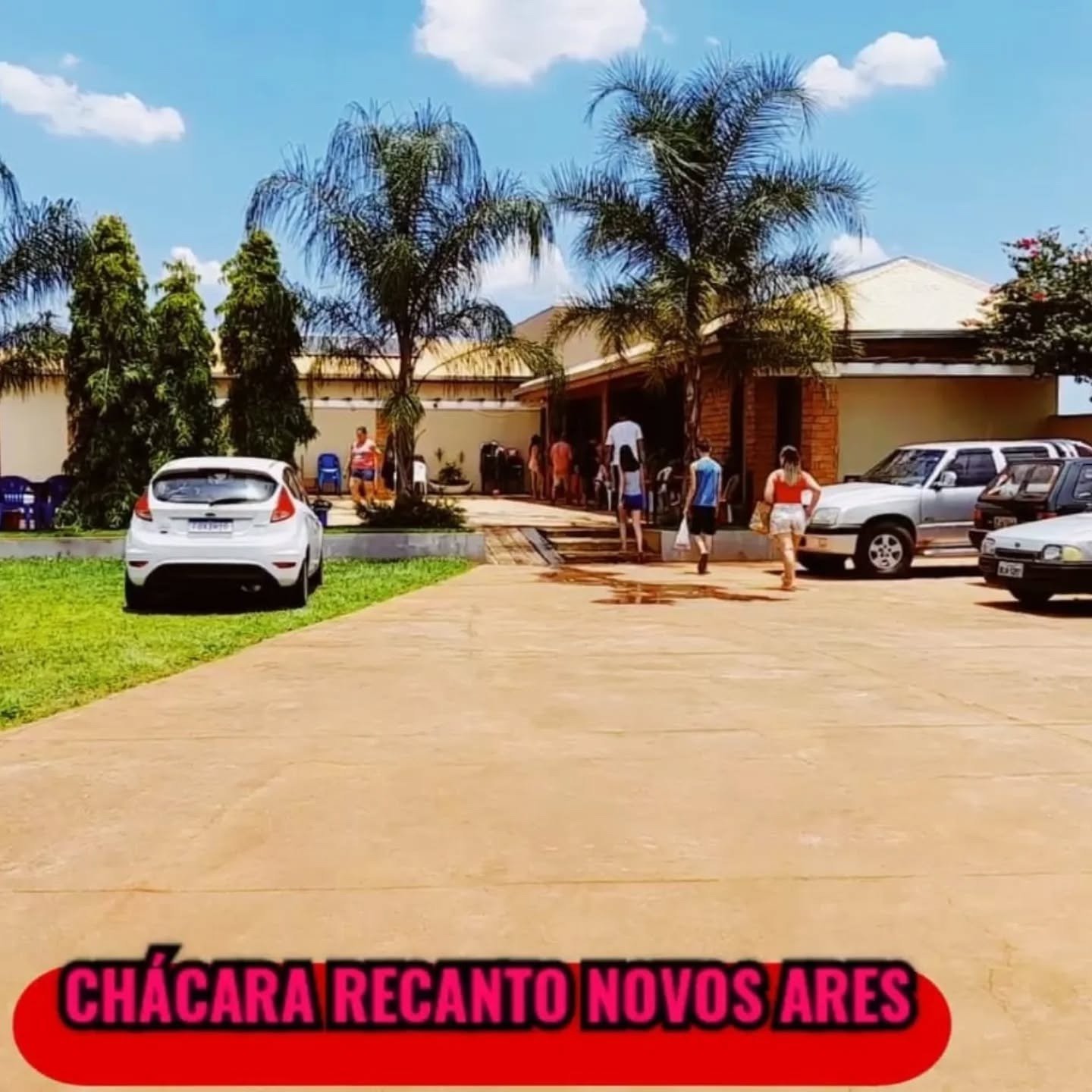 Área externa e lazer - Recanto Novos Ares